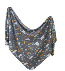 Copper Pearl Knit Swaddle Blanket Bengal