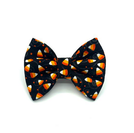 Banjo's Bows Candy Corn Dog Bow Tie