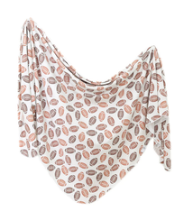 Copper Pearl Knit Swaddle Blanket Blitz