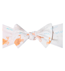 Copper Pearl Knit Headband Tide