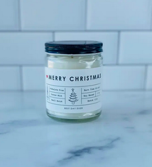 Rambling Caravan Merry Christmas Candle