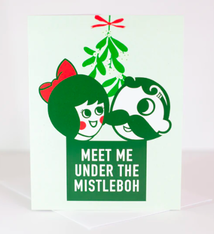 Exit343Design Meet Me Under the Mistleboh Card