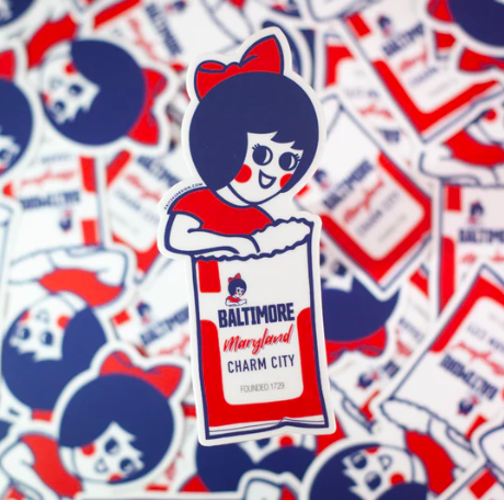 Exit343Design Utz Girl Sticker