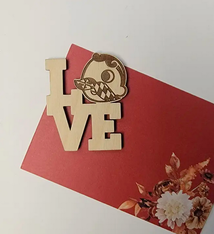 LeRoy Woodworks Love Natty Boh Magnet