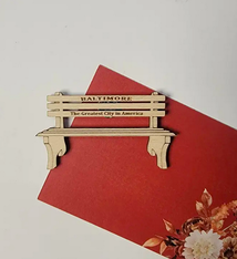 LeRoy Woodworks Baltimore Bench Magnet