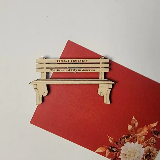 LeRoy Woodworks Baltimore Bench Magnet