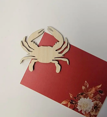 LeRoy Woodworks Crab Magnet