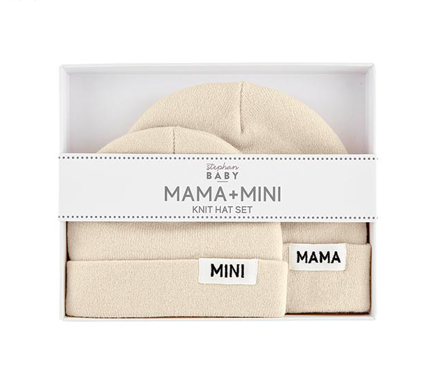 Stephan Baby Mama + Mini Hat Set - Cream