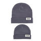 Stephan Baby Dad + Dude Hat Set - Gray