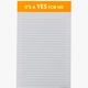 Chez Gagne "It's A Yes For Me" Notepad