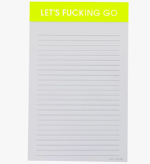 Chez Gagne "Let's Fucking Go" Notepad