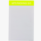 Chez Gagne "Let's Fucking Go" Notepad