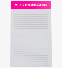 Chez Gagne "Wildly Overcommitted" Notepad