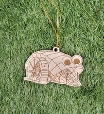 LeRoy Woodworks Mr Trash Wheel Ornament