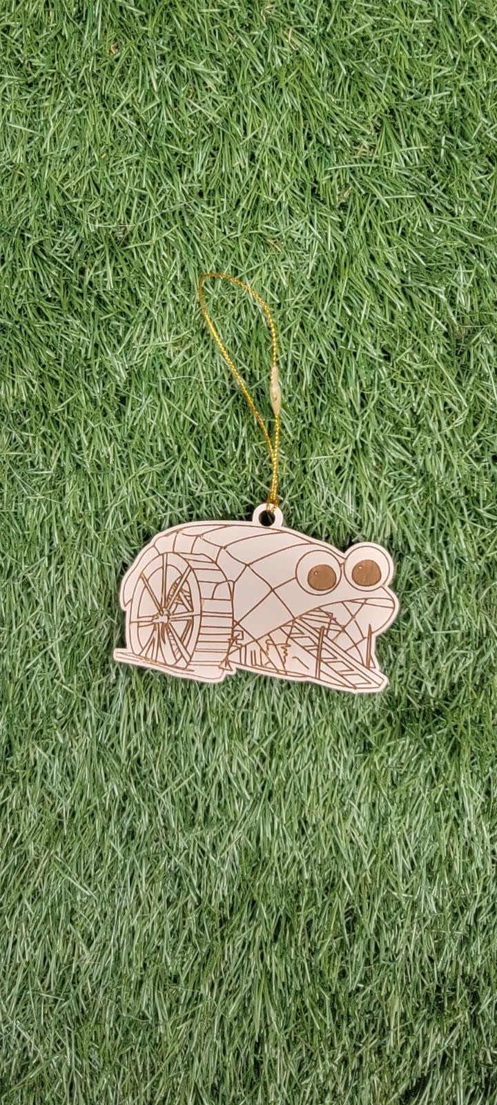 LeRoy Woodworks Mr Trash Wheel Ornament