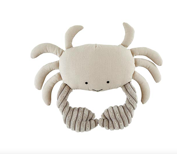 Creative Brands Linen Beach Crinkle Toy - Crab