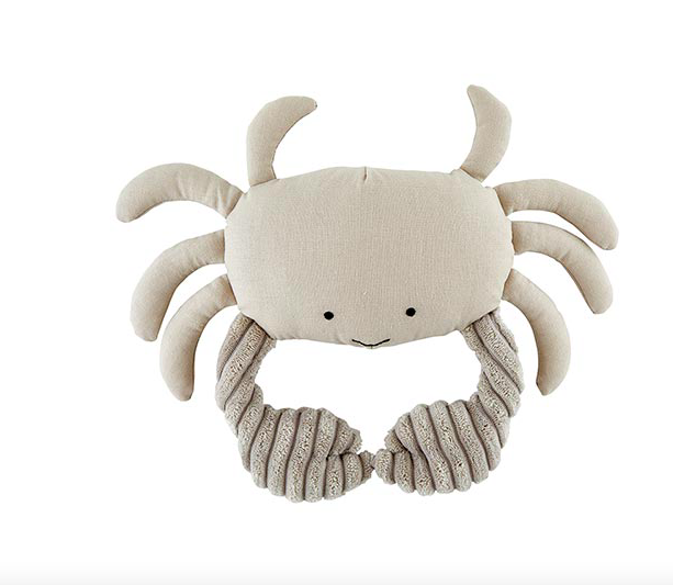Stephan Baby Linen Beach Crinkle Toy - Crab
