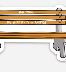 Brittany Paige Baltimore Bench Magnet