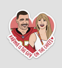 Brittany Paige Taylor and Travis Karma Sticker