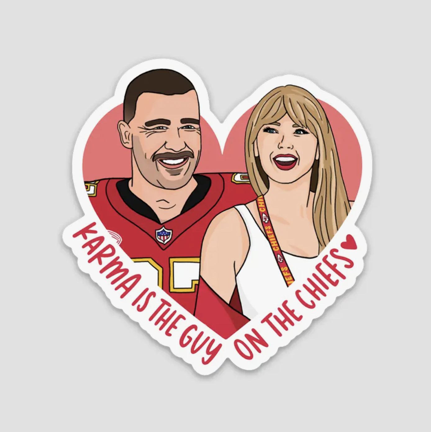Brittany Paige Taylor and Travis Karma Sticker