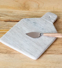 PD Home & Garden MARBLE CHEESE BOARD W/KNIFE
