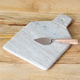 PD Home & Garden MARBLE CHEESE BOARD W/KNIFE