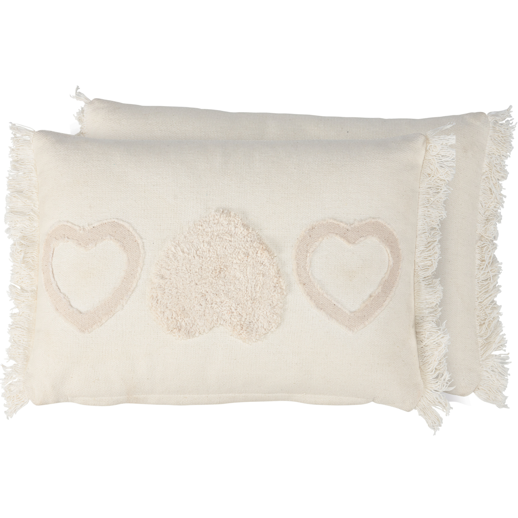 Primitives By Kathy Textured Heart Pillow