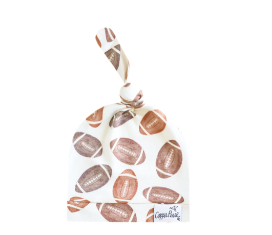 Copper Pearl Top Knot Hat Blitz