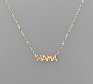 Golden Stella MAMA Pearl Necklace