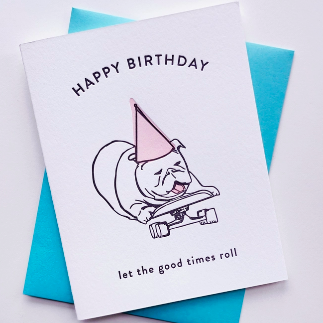 Steel Petal Press Roller Dog Birthday