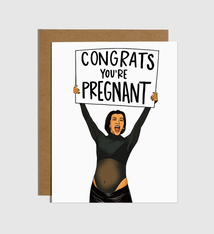 Brittany Paige Congrats You're Pregnant Card