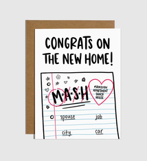 Brittany Paige Mash New Home Card