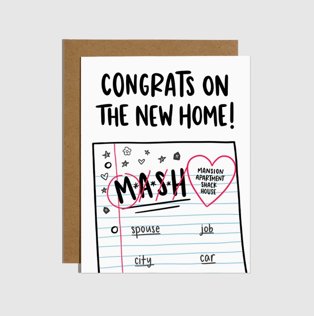 Brittany Paige Mash New Home Card
