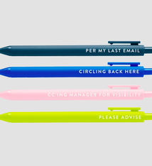 Brittany Paige Passive Aggressive Jotter Pen Set