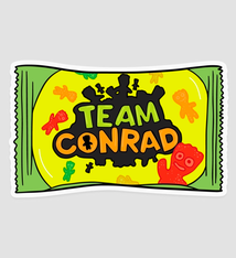 Brittany Paige Team Conrad Candy Sticker