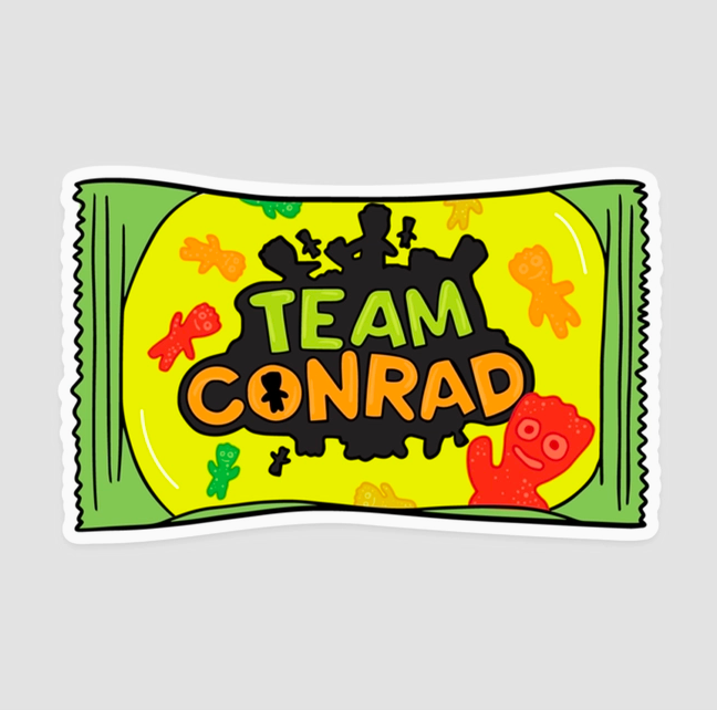 Brittany Paige Team Conrad Candy Sticker