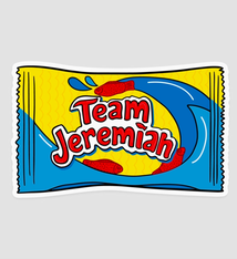 Brittany Paige Team Jeremiah Candy Sticker