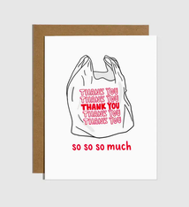 Brittany Paige Thank You Plastic Bag Card