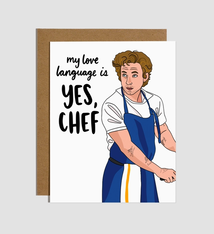 Brittany Paige Yes Chef Love Language Card