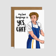 Brittany Paige Yes Chef Love Language Card