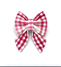 Banjo's Bows Sweetiepie Plaid Sailor Dog Bow Tie