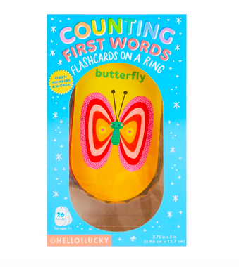 CR Gibson Hello!Lucky COUNTING FIRST WORDS FLASH CARDS