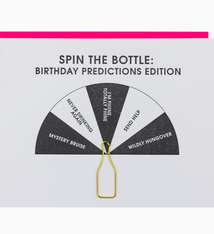 Chez Gagne Spin the Bottle Birthday Paper Clip Card