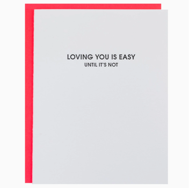 Chez Gagne Loving You Is Easy Card