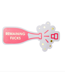 Chez Gagne Remaining Fucks Sticker