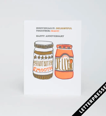 Egg Press PB&J Anniversary Card