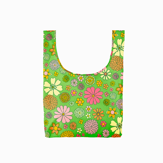 Talking Out of Turn Medium Reusable Bag - Groovy Green