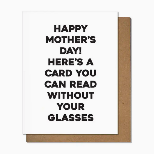 Pretty Alright Goods Mom Glasses Mother's Day Card