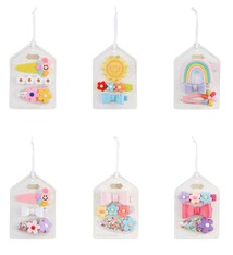 Mud Pie Spring Hair Clip Set