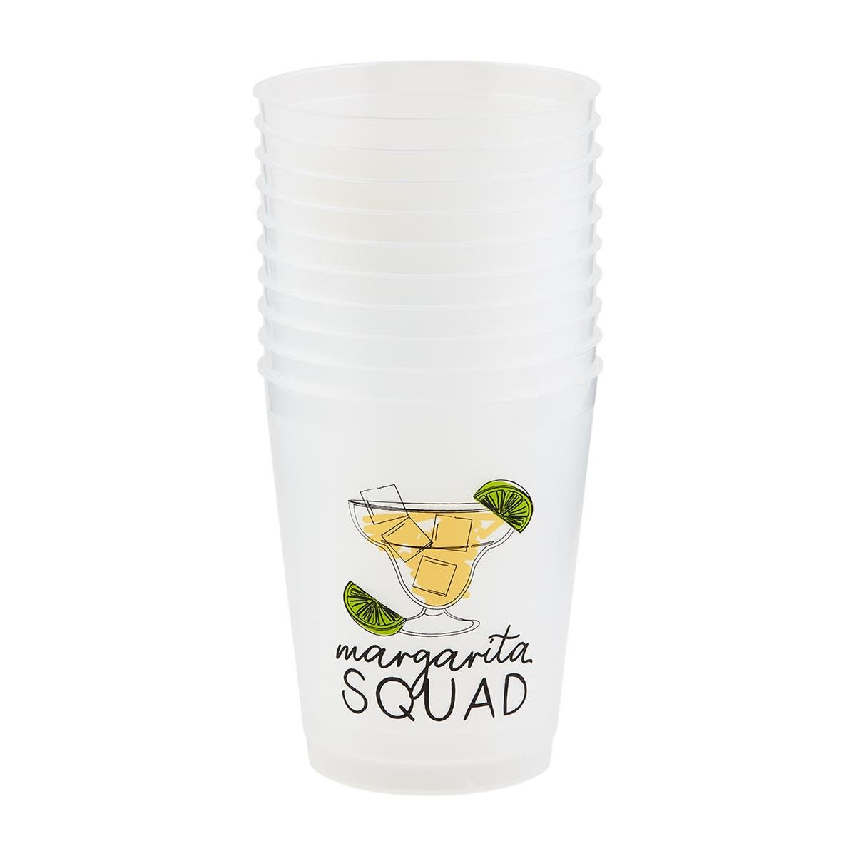 Mud Pie Margarita Squad Party Cup Set